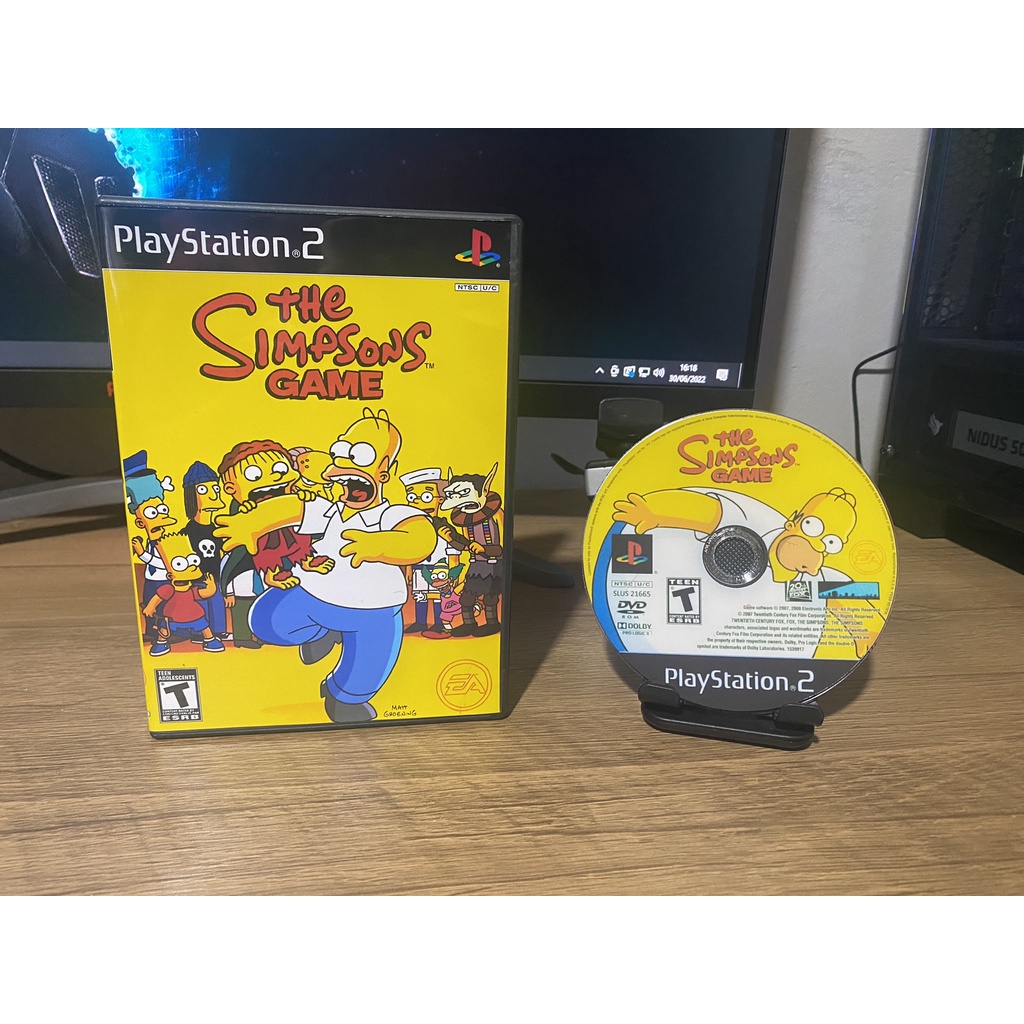 The Simpsons Game PS2 