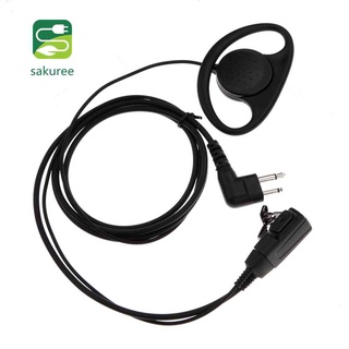 SAKUREE 2 Pinos Fone De Ouvido Microfone PTT Para Rádio Motorola GP88 CT150 P040