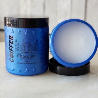 Mousse Chocolate Coiffer 500g Cronograma Capilar Hidratação