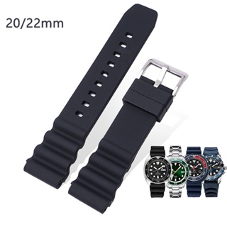 Seiko Pulseira De Relógio De Mergulho 20mm 22mm Silicone Masculina Esporte À Prova D'água em Oferta na Shopee