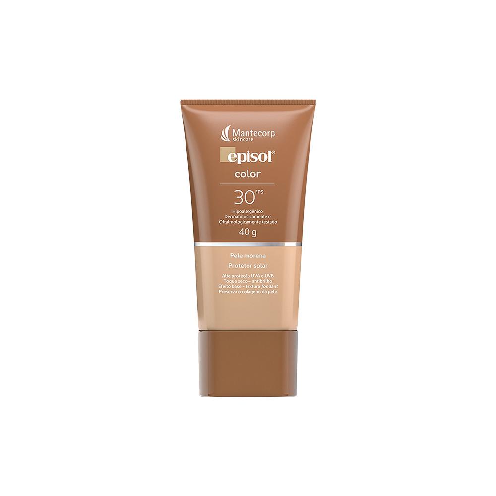 Mantecorp Episol Color Protetor Solar Facial Morena FPS30 40g