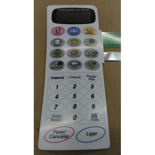 Membrana Teclado Microondas Panasonic Nn6658  Bh Nn5658 Plus