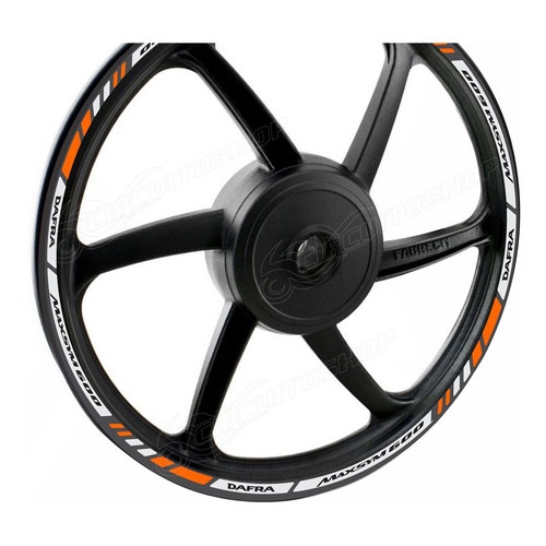 Friso Adesivo Refletivo M6 Roda Moto Dafra Maxsym 600
