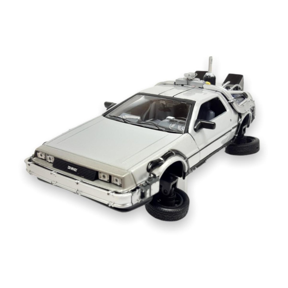 Miniatura Delorean De Volta Para O Futuro 2 Escala 1/24