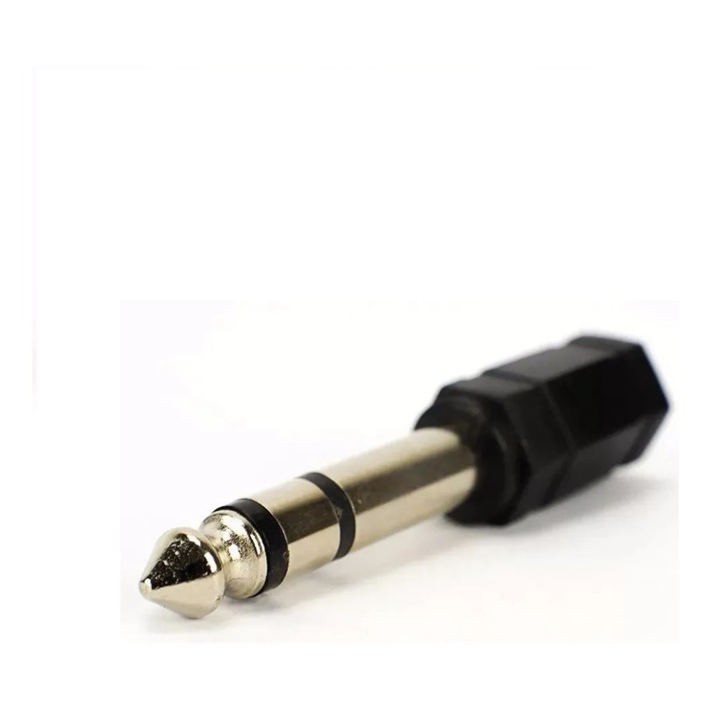 Adaptador P10 Stereo Para Jack P2 Para Fone De Ouvido Caixa Som = P10 MACHO PARA P2 FEMEA