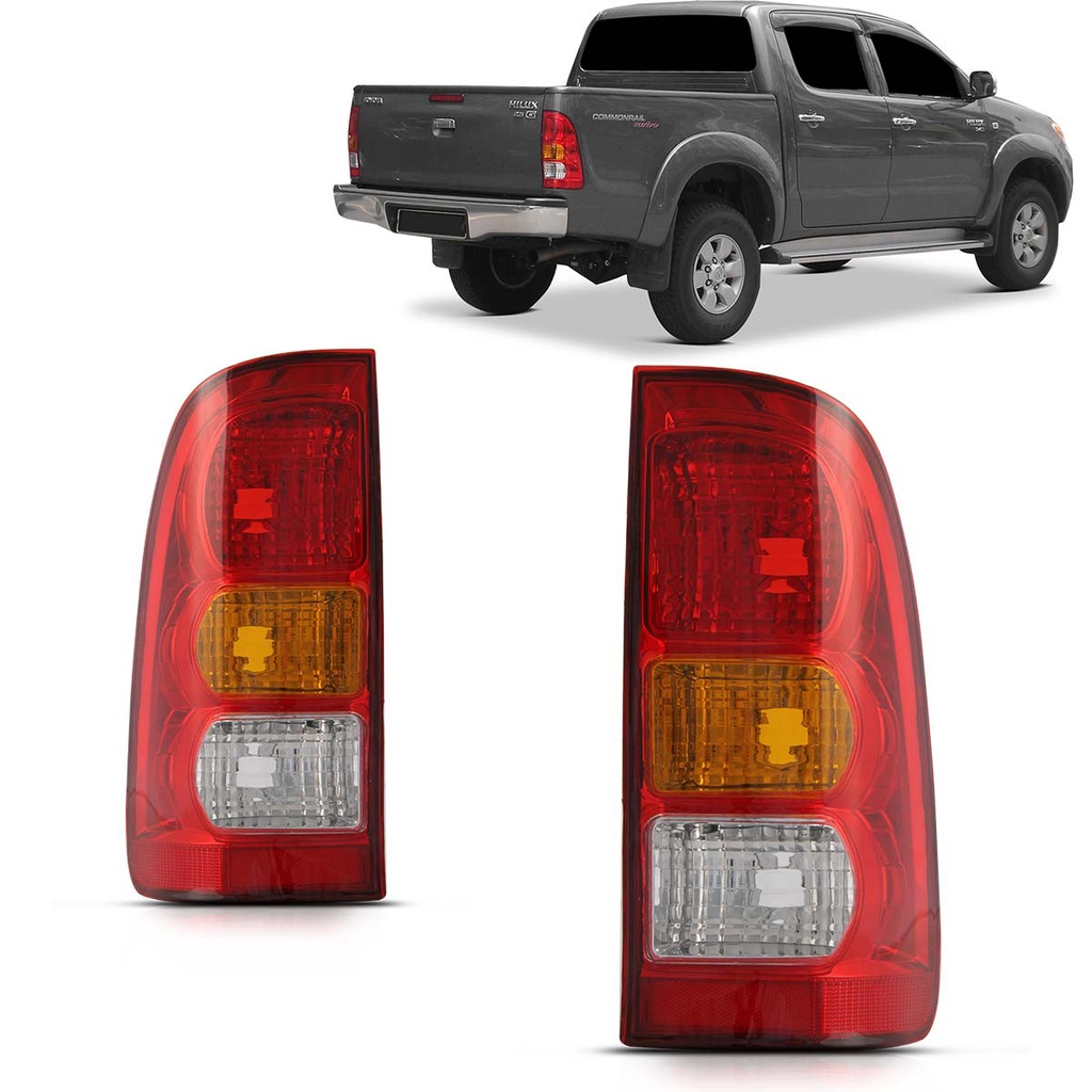 Par Lanterna Hilux Srv 2005 2006 2007 2008 2009 2010 2011 - Spare Parts and Accessories for Vehicles