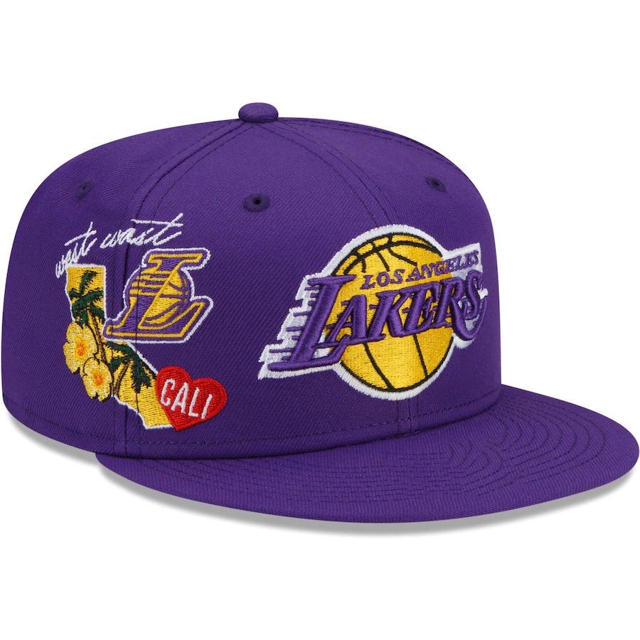 Best Selling N-B-A LAKERS Aba Reta De Algodão Bordado Casual