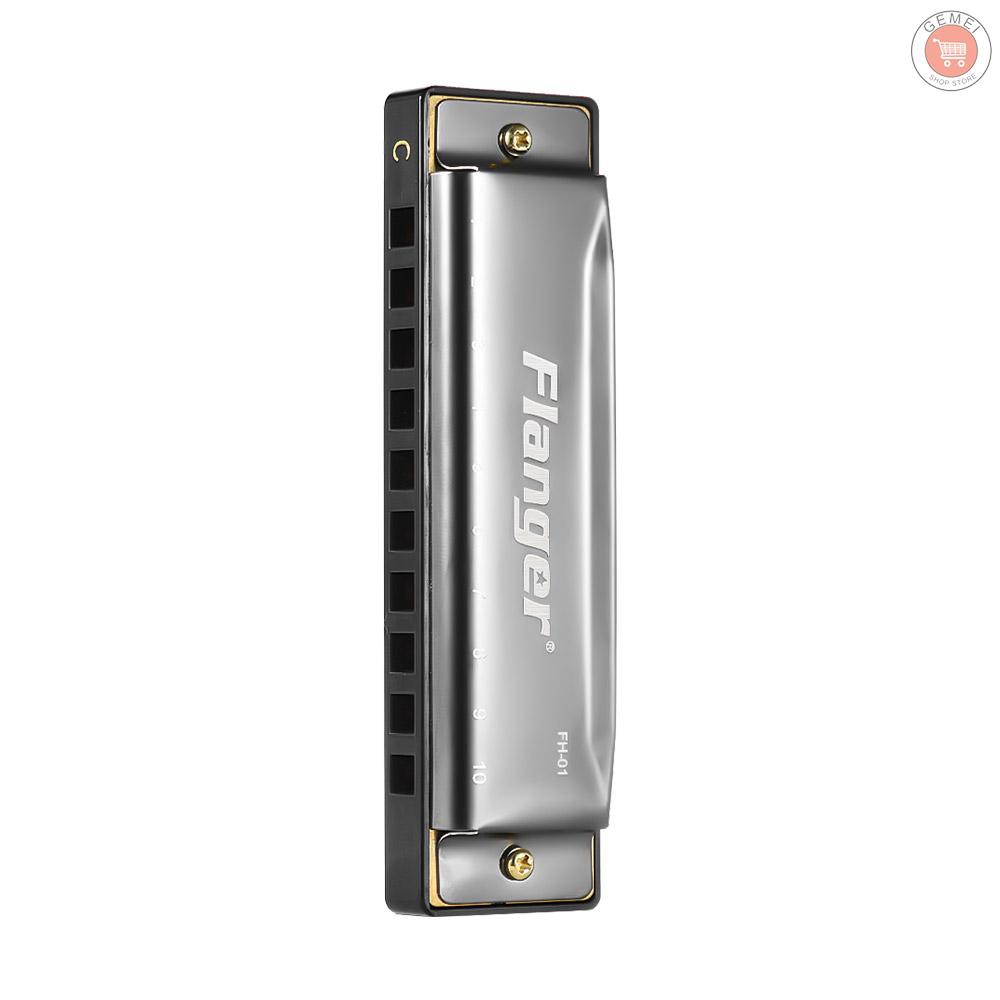 G M Flanger Fh 01 Gaita Diatonica Blues Padrao 10 Furos 20 Tons Com Case Key Of C Para Profissionais Iniciantes Shopee Brasil shopee