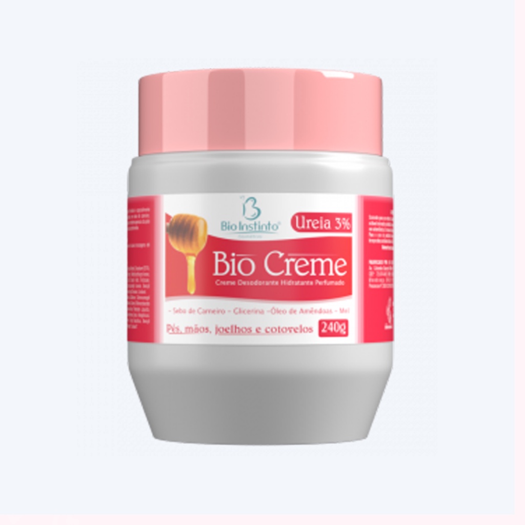 Creme Desodorante Pes Maos Pele Seca Aspera C/ Mel Amendoas 240ML