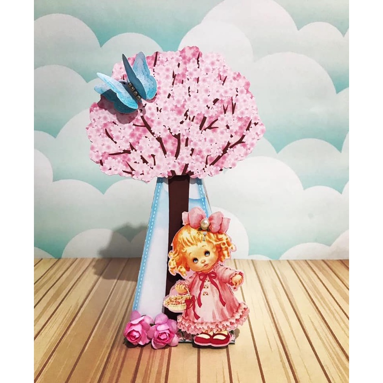 Cone e Caixa tema casa de boneca | Shopee Brasil