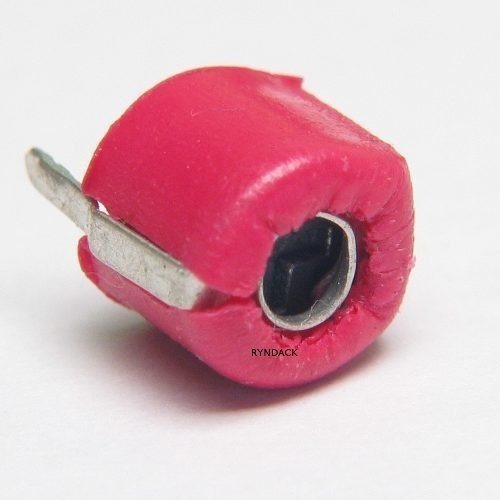 Kit 50 Peças - Capacitor Variável Trimmer Vermelho 20pf