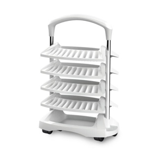 Carrinho Expositor de Esmaltes Diva 4 Bandejas (80 Esmaltes) Branco em Oferta na Shopee