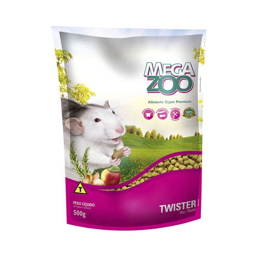 Ração Extrusada Super Premium Para Twister 500g - Megazoo em Oferta na Shopee