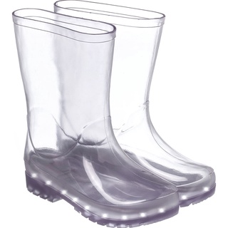 Galocha Infantil Transparente com Led Mia Clear WorldColors