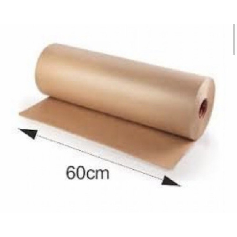 Bobina Embalagem Papel Kraft 60cm Shopee Brasil 0759