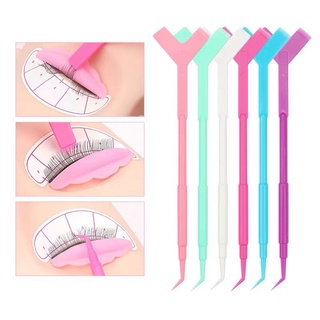 Kit 12Palito Espátula Lash Lifting Ponta Dupla Fixação Cílios
