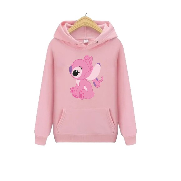 Blusa Lilo & Stich Desenho fofinho Moleton Unissex