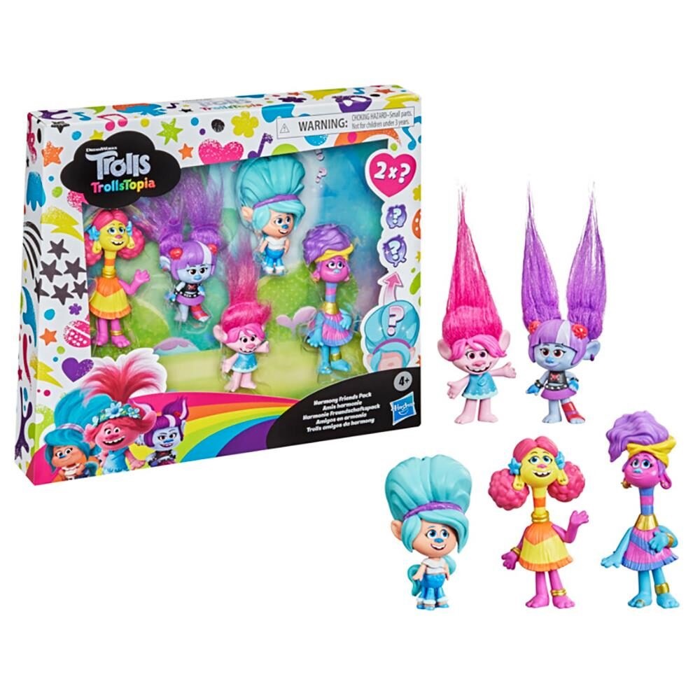 Brinquedo Figuras Trolls Vivendo Em Harmonia Hasbro F0425 | Shopee Brasil