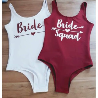 Body despedida de solteira Maiô personalizado bride  Noiva Promoção em Oferta na Shopee