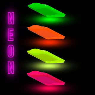 Bandeja para festa 20x13 NEON em Oferta na Shopee