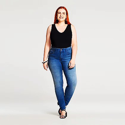 Regata Básica Plus Size Malha Viscose/Malha com elastano/Lunender 00470