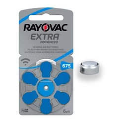 Pilha Auditiva 675 Rayovac Bateria Pr44 6 unidades