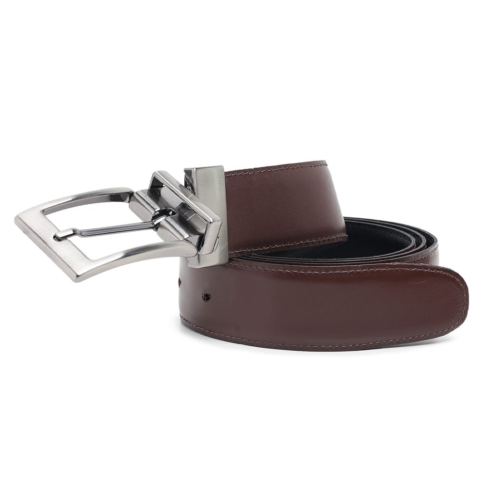 Cinto Masculino Dupla Face 2 em 1 de Couro Legitimo