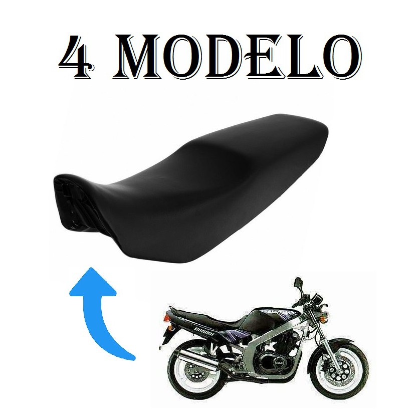 Capa Do Banco Modelo Original Suzuki Gs 500 - De 1993 A 98 - Antiderrapante / Fibra De Carbono