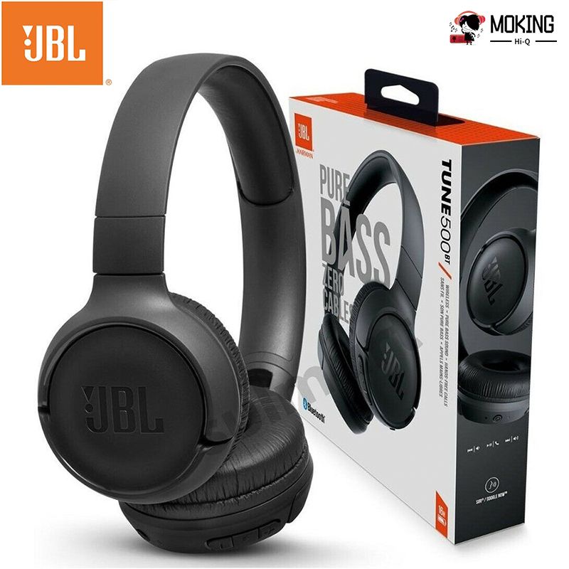 Fone De Ouvido Sem Fio Jbl T500BT /T510BT Bluetooth Rádio FM mp3 Cartão ...