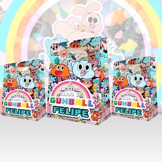 Sacola Surpresa Personalizada O Incrível Mundo de Gum Sacolinha Lembrancinhas para Aniversário em Oferta na Shopee