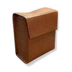2 Porta Oculos Marrom Case Estojo Óculos Leitura Multi Uso