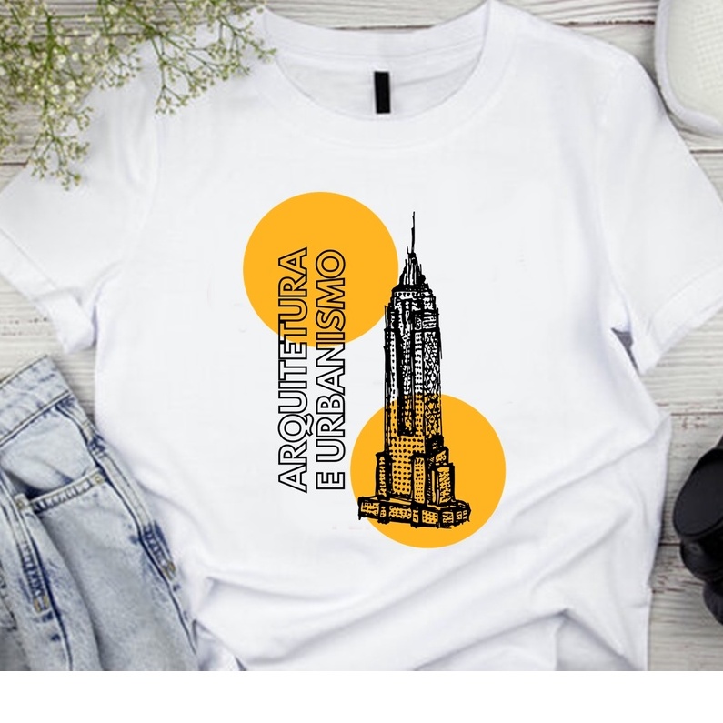 Camiseta Profissão Arquitetura e Urbanismo
