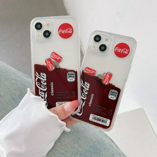 Novo iphone Case Coca-Cola Blocos de construção líquidos adequados para iPhone14promax 14promax 14 13 13promax 12 12promax 11promax 11 x Case protetor para telefone celular resistente a choques