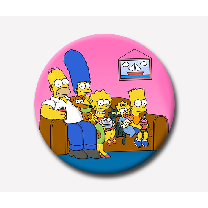 Boton Os Simpsons – A Família | Shopee Brasil