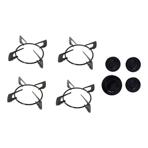 Kit Tampa + Grelha Peças Cooktop Fogão Fischer 4 Bocas