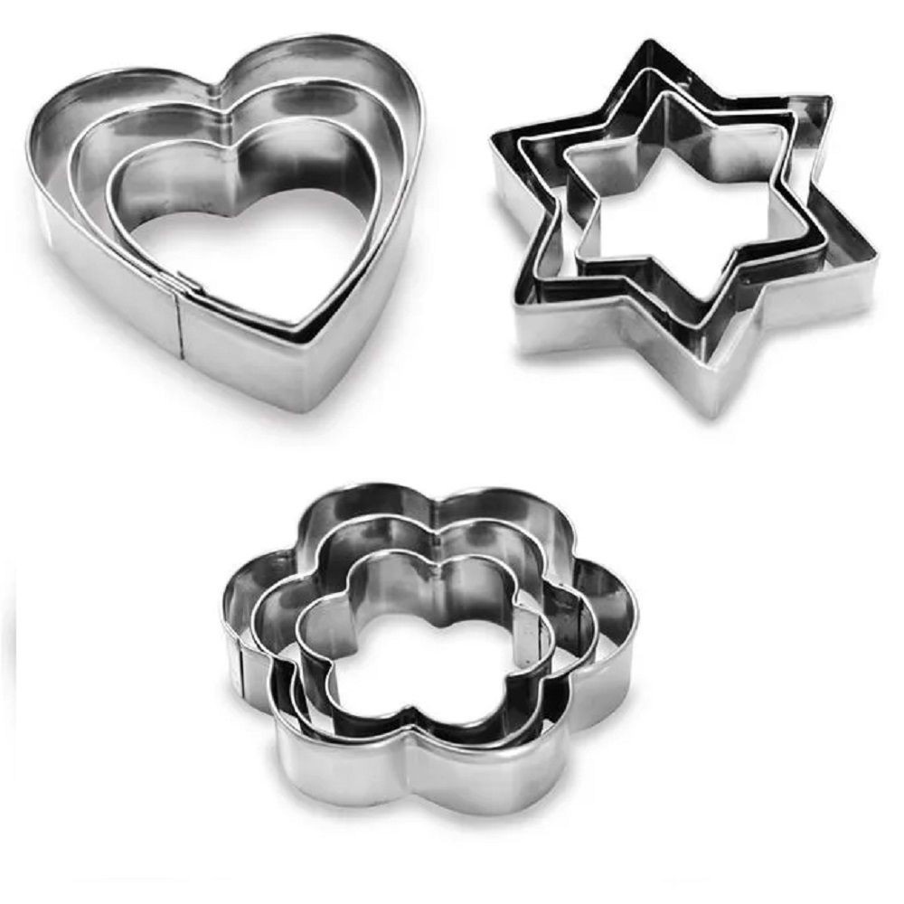 Molde Para Biscoitos e Pasta Americana Inox Diversos Modelos Shopee