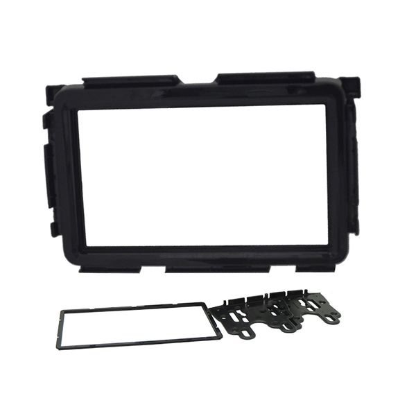 Moldura 2 Din Honda Hrv 2015, 2016, 2017, 2018, 2019 - Black Piano em Oferta na Shopee