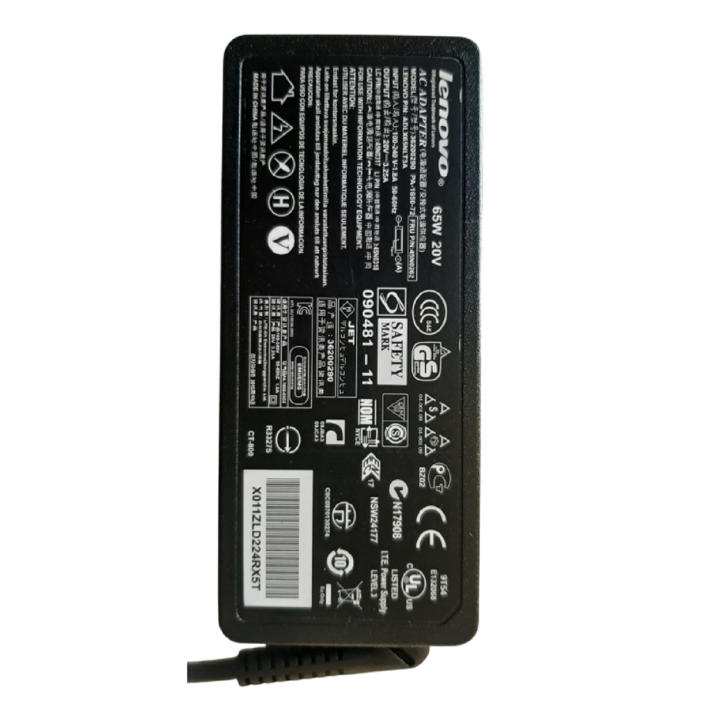 Fonte Para Notebook Lenovo USB Ideapad Adlx65ndc3b 20v 3.25a