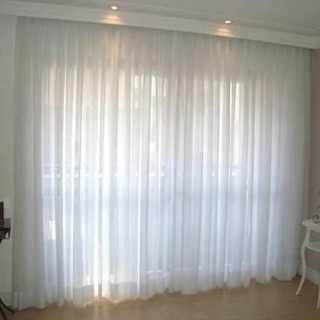 Cortina De Voil Para Sala E Quarto 3,00 X 2,50