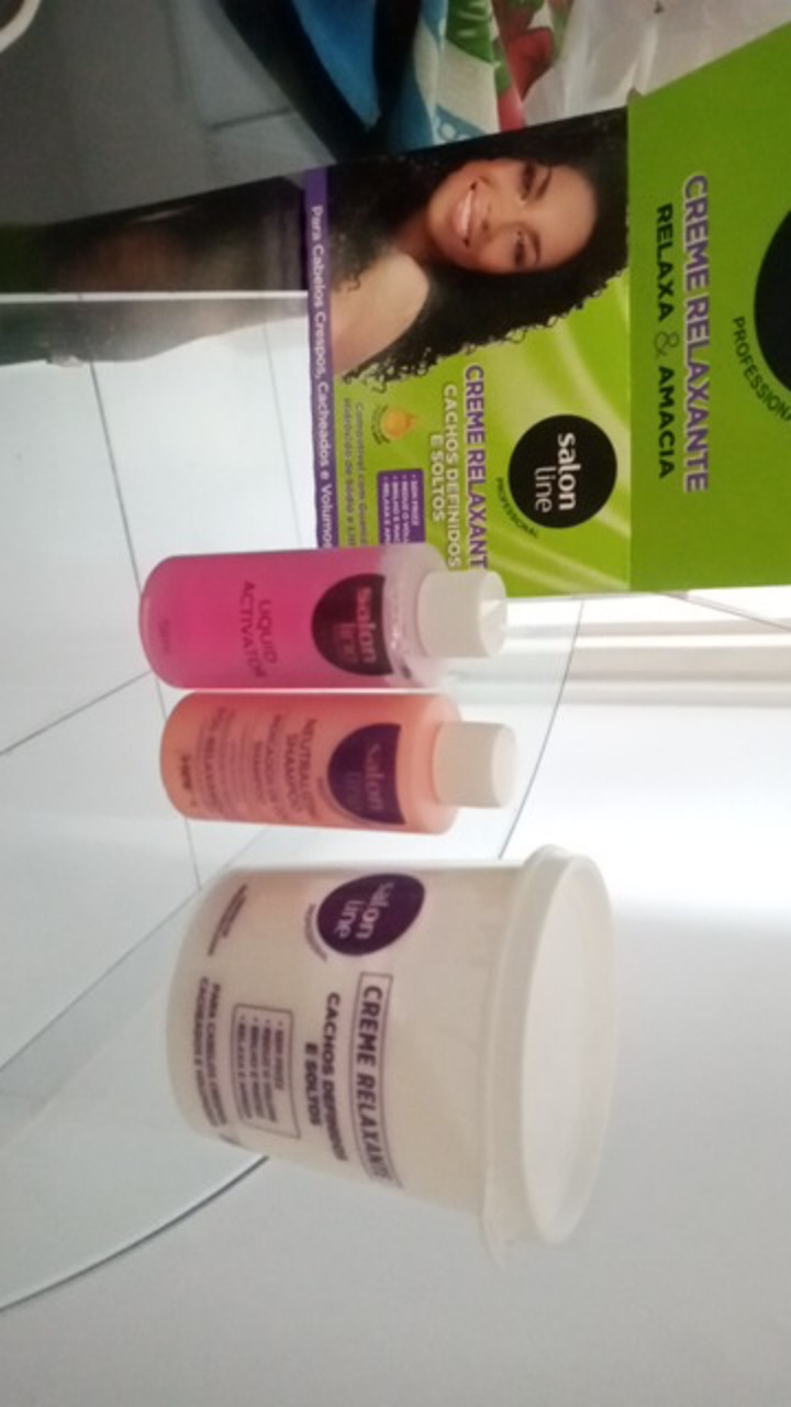 Creme Relaxante Salon Line Cachos Soltos E Definidos Shopee Brasil