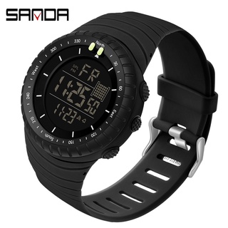 Relógio masculino esportivo militar da moda SANDA à prova d'água relógio eletrônico digital masculino
