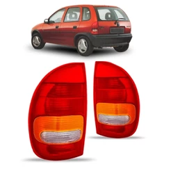 Lanterna Traseira Corsa 4pts 1994 95 96 97 98 1999 Tricolor