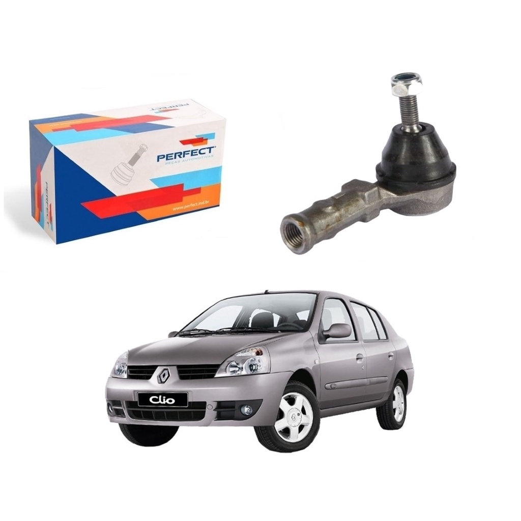 Terminal direção esquerdo perfect renault clio sedan 1.0 1.6 2003 a 2007 - Spare Parts and Accessories for Vehicles