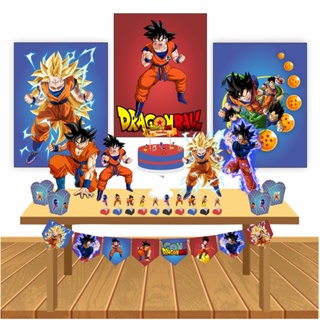 Kit Festa Infantil Dragon Ball Z Goku Decoração Aniversário só um bolinho em Oferta na Shopee
