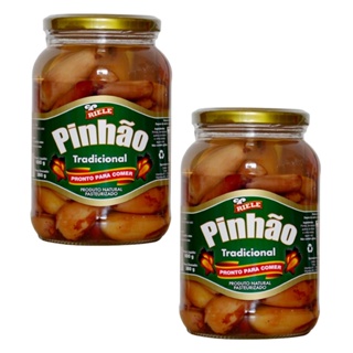 PINHAO COZIDO COM AGUA SAL EM CONSERVA TRADICIONAL 600G 2 UN em Oferta na Shopee