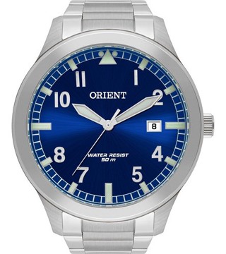 Relógio Orient Masculino Fundo Azul Envio Rápido Original em Oferta na Shopee