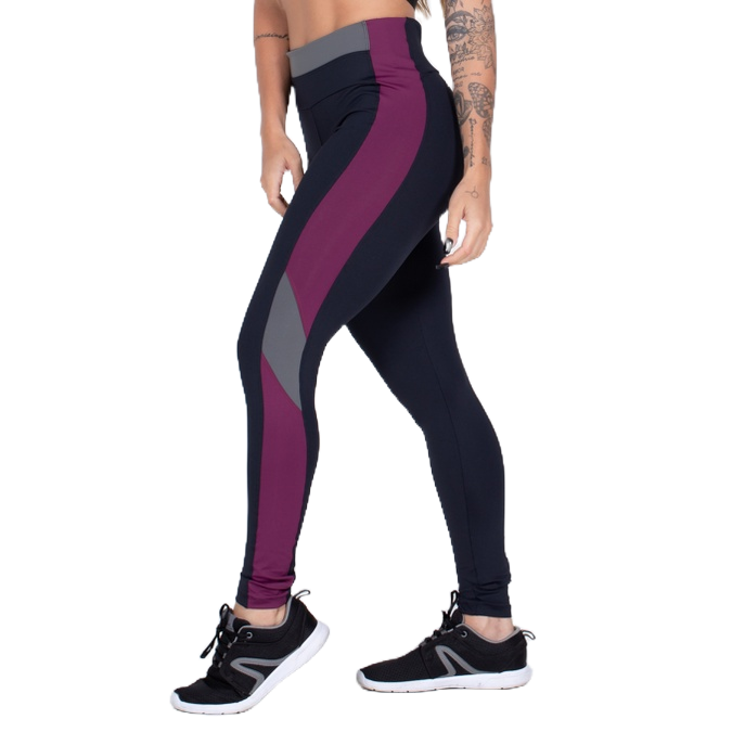 Calça Legging Fitness Feminina Dily Poliamida Roupas para Academia