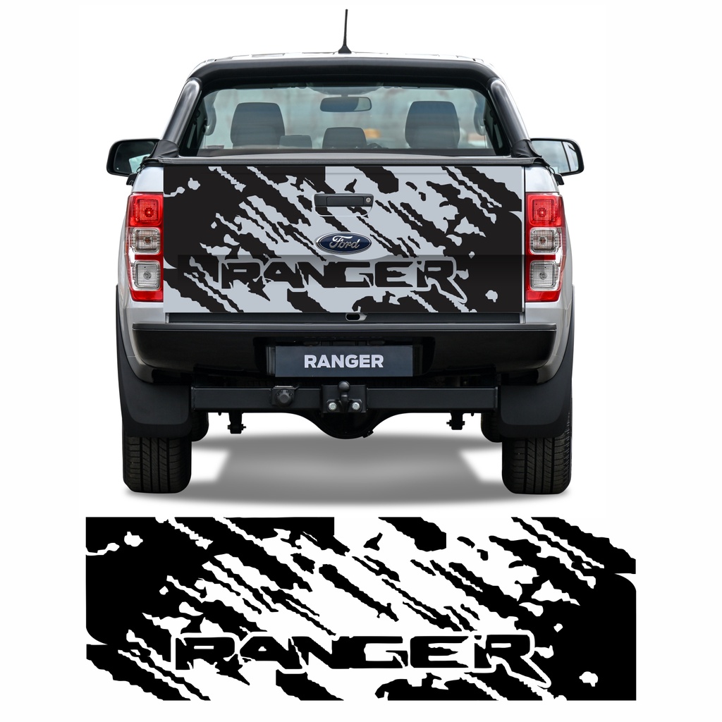 Adesivo Ford Ranger Faixa Tampa Traseira Personalizada Shopee Brasil