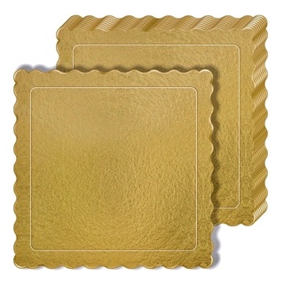10 Cake Board 28x28cm DOURADO QUADRADO Base Para Bolo Suplat Para Confeitaria de Alta Resistência e Impermeável em Oferta na Shopee