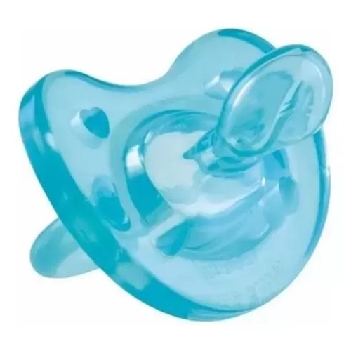Chupeta De Silicone Nº 2 Ortodôntica E Calmante Azul - Kuka